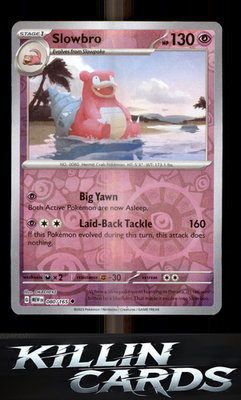 Reverse Holofoil Slowbro 080/165 Pokemon Uncommon SV: Scarlet & Violet 151 Card