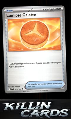 Lumiose Galette 078/088 Pokemon Uncommon ME03: Perfect Order Card NM
