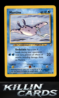 Mantine 064/111 Pokemon Common Neo Genesis Card LP