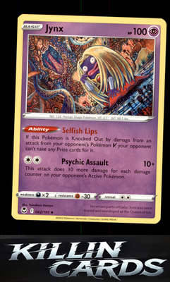 Jynx 062/195 Pokemon Uncommon SWSH12: Silver Tempest Card NM