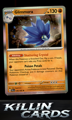 Glimmora 126/193 Pokemon Rare SV02: Paldea Evolved Card NM