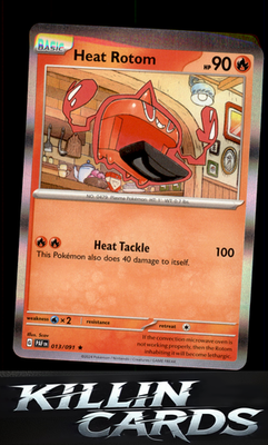 Heat Rotom 013/091 Pokemon Rare SV: Paldean Fates Card NM