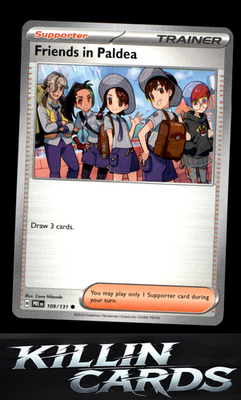 Friends in Paldea - 109/131 109/131 Pokemon Common SV: Prismatic Evolutions Card