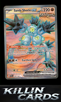 Sandy Shocks ex - 228/182 228/182 Pokemon Ultra Rare SV04: Paradox Rift Card NM