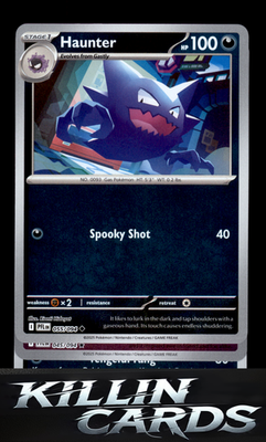 Reverse Holofoil Haunter - 055/094 055/094 Pokemon Uncommon ME02: Phantasmal Fla