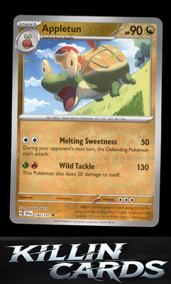 Reverse Holofoil Appletun - 140/191 140/191 Pokemon Uncommon SV08: Surging Spark