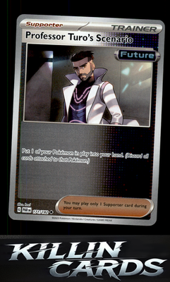 Reverse Holofoil Professor Turo's Scenario 171/182 Pokemon Uncommon SV04: Parado