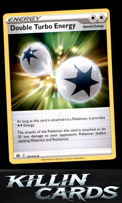 Double Turbo Energy 151/172 Pokemon Uncommon SWSH09: Brilliant Stars Card NM