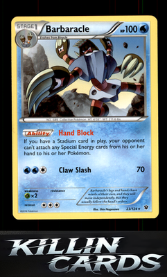 Barbaracle 23/124 Pokemon Rare XY - Fates Collide Card NM