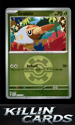 Reverse Holofoil Grubbin (Quick Ball) 017/217 Pokemon Common ME: Ascended Heroes