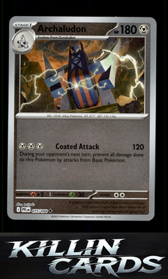 Reverse Holofoil Archaludon 075/094 Pokemon Uncommon ME02: Phantasmal Flames Car