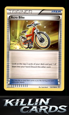 Acro Bike 122/160 Pokemon Uncommon XY - Primal Clash Card LP