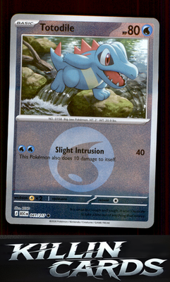 Reverse Holofoil Totodile (Energy Symbol Pattern) 041/217 Pokemon Common ME: Asc