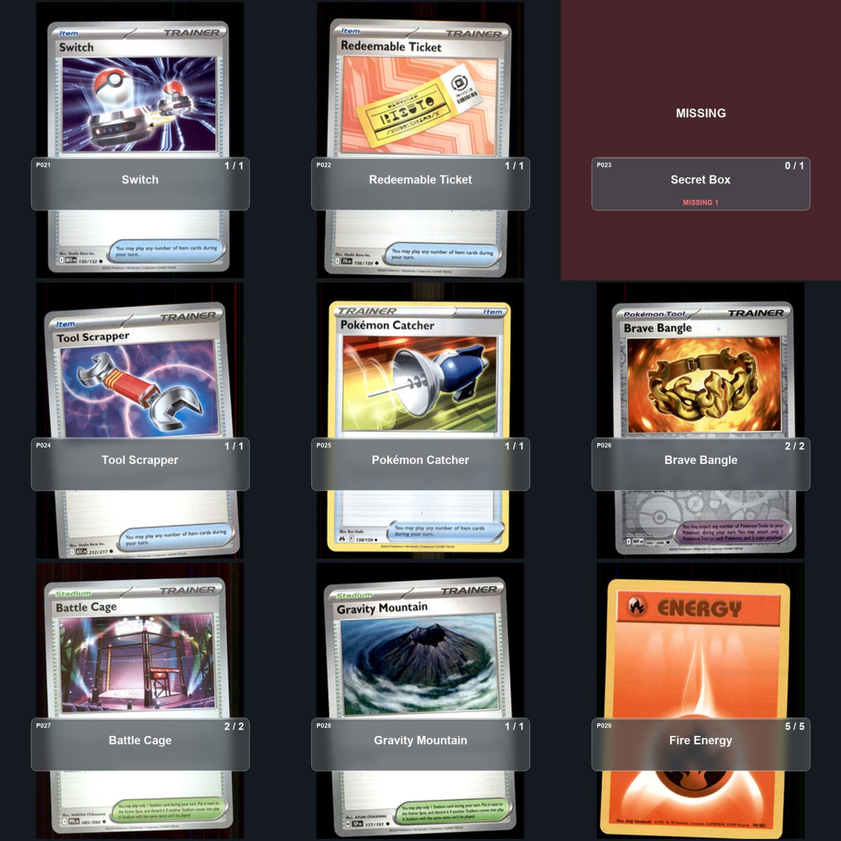 Partial Pokemon TCG NAIC 2026, New Orleans Ethan's Typhlosion Decklist 59 Cards Deck