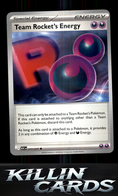 Team Rocket's Energy 217/217 Pokemon Uncommon ME: Ascended Heroes Card NM
