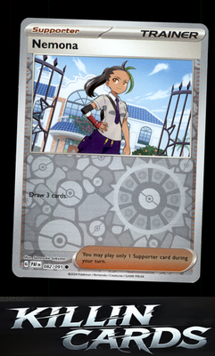 Reverse Holofoil Nemona - 082/091 082/091 Pokemon Common SV: Paldean Fates Card