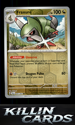 Reverse Holofoil Fraxure - 045/064 045/064 Pokemon Common SV: Shrouded Fable Car