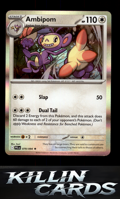 Ambipom - 079/094 079/094 Pokemon Rare ME02: Phantasmal Flames Card NM