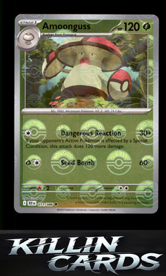 Amoonguss (Poke Ball Pattern) 011/086 Pokemon Uncommon SV: Black Bolt Card NM