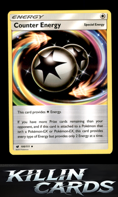 Counter Energy 100/111 Pokemon Uncommon SM - Crimson Invasion Card LP