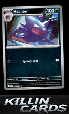 Reverse Holofoil Haunter - 055/094 055/094 Pokemon Uncommon ME02: Phantasmal Fla