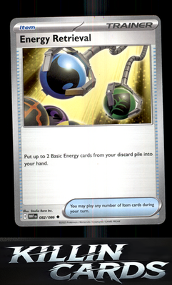 Energy Retrieval 082/086 Pokemon Uncommon SV: White Flare Card NM