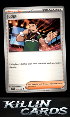 Judge 176/198 Pokemon Uncommon SV01: Scarlet & Violet Base Set Card NM