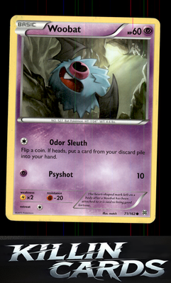 Woobat 71/162 Pokemon Common XY - BREAKthrough Card NM
