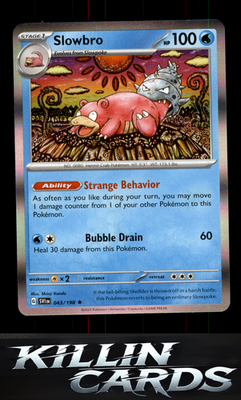 Slowbro 043/198 Pokemon Rare SV01: Scarlet & Violet Base Set Card NM