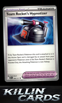 Team Rocket's Hypnotizer 206/217 Pokemon Uncommon ME: Ascended Heroes Card NM