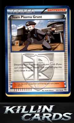 Team Plasma Grunt (Team Plasma) 125/135 Pokemon Uncommon Plasma Storm Card LP