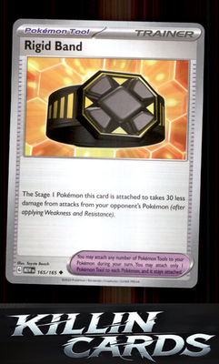 Rigid Band 165/165 Pokemon Uncommon SV: Scarlet & Violet 151 Card NM