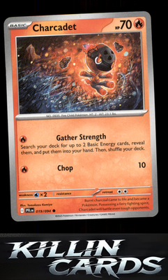 Charcadet 019/094 Pokemon Common ME02: Phantasmal Flames Card NM