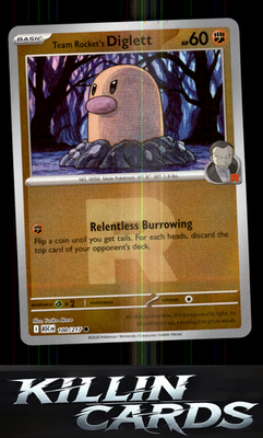 Team Rocket's Diglett (Team Rocket) 100/217 Pokemon Common ME: Ascended Heroes C