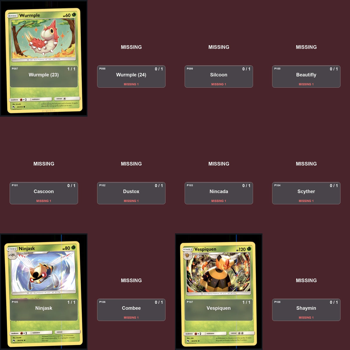 Pokemon TCG SM - Lost Thunder C/UC/R Standard Set 66 Cards