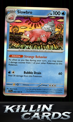 Slowbro 043/198 Pokemon Rare SV01: Scarlet & Violet Base Set Card NM