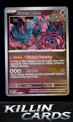 Reverse Holofoil Flutter Mane 043/131 Pokemon Rare SV: Prismatic Evolutions Card