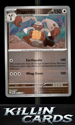 Reverse Holofoil Diggersby 065/088 Pokemon Uncommon ME03: Perfect Order Card NM
