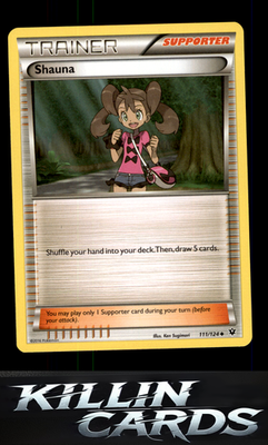 Shauna 111/124 Pokemon Uncommon XY - Fates Collide Card NM