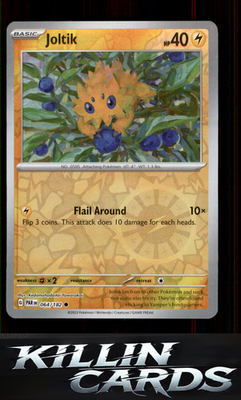 Reverse Holofoil Joltik - 064/182 064/182 Pokemon Common SV04: Paradox Rift Card