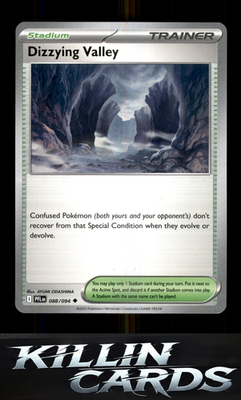 Dizzying Valley 088/094 Pokemon Uncommon ME02: Phantasmal Flames Card NM
