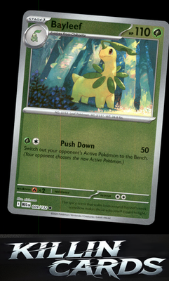 Reverse Holofoil Bayleef 009/132 Pokemon Common ME01: Mega Evolution Card NM