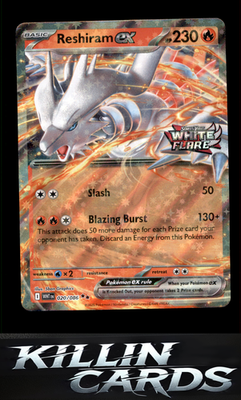 Reshiram ex (White Flare Stamped) 020/086 Pokemon Double Rare Miscellaneous Card