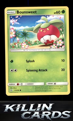 Bounsweet 17/236 Pokemon Common SM - Unified Minds Card NM