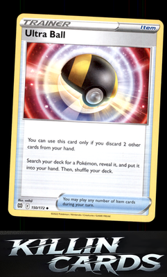 Ultra Ball 150/172 Pokemon Uncommon SWSH09: Brilliant Stars Card NM