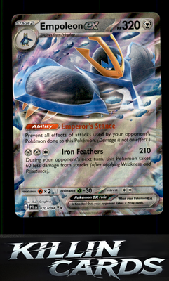 Empoleon ex - 070/094 070/094 Pokemon Double Rare ME02: Phantasmal Flames Card N