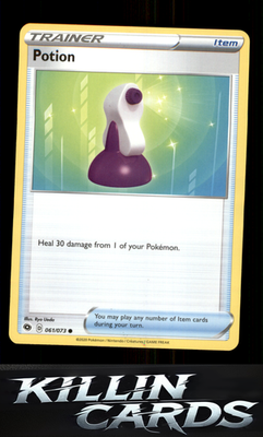 Potion 61/73 Pokemon Common Champion's Path Card NM