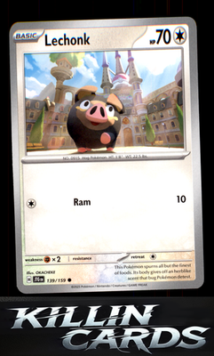 Lechonk 139/159 Pokemon Common SV09: Journey Together Card NM