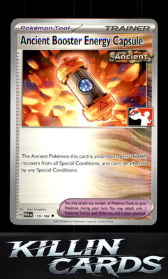 Ancient Booster Energy Capsule 159/182 Pokemon Uncommon SV04: Paradox Rift Card
