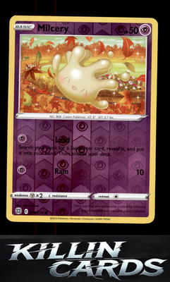 Reverse Holofoil Milcery 070/172 Pokemon Common SWSH09: Brilliant Stars Card NM